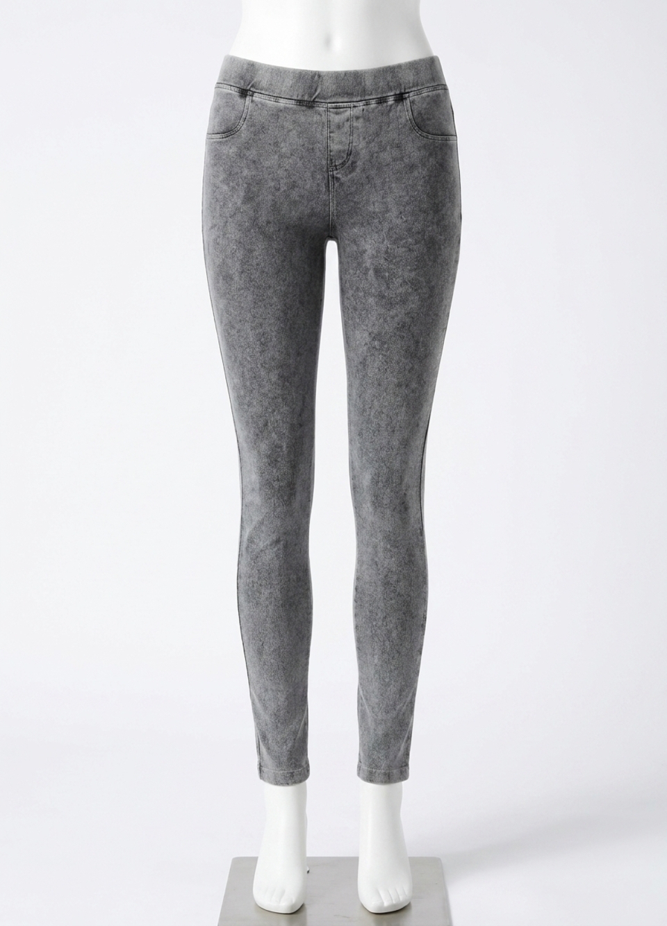 NEW ANGEL high rise jegging in charcoal